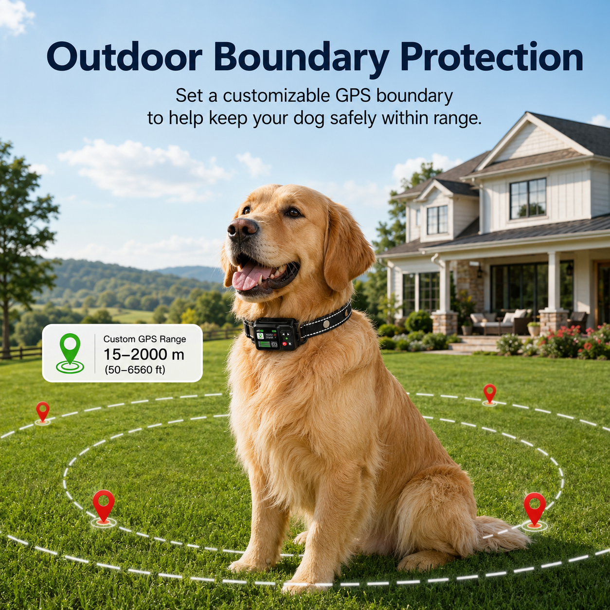 RoamGuard GPS Fence Collar